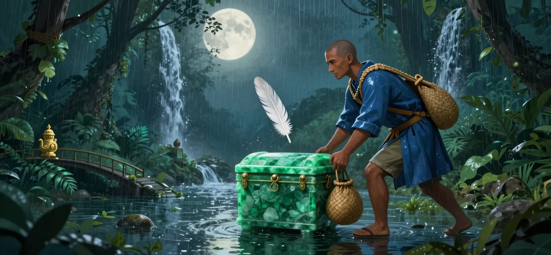 Bingo Extra coins moving from a chest towards a payout purse